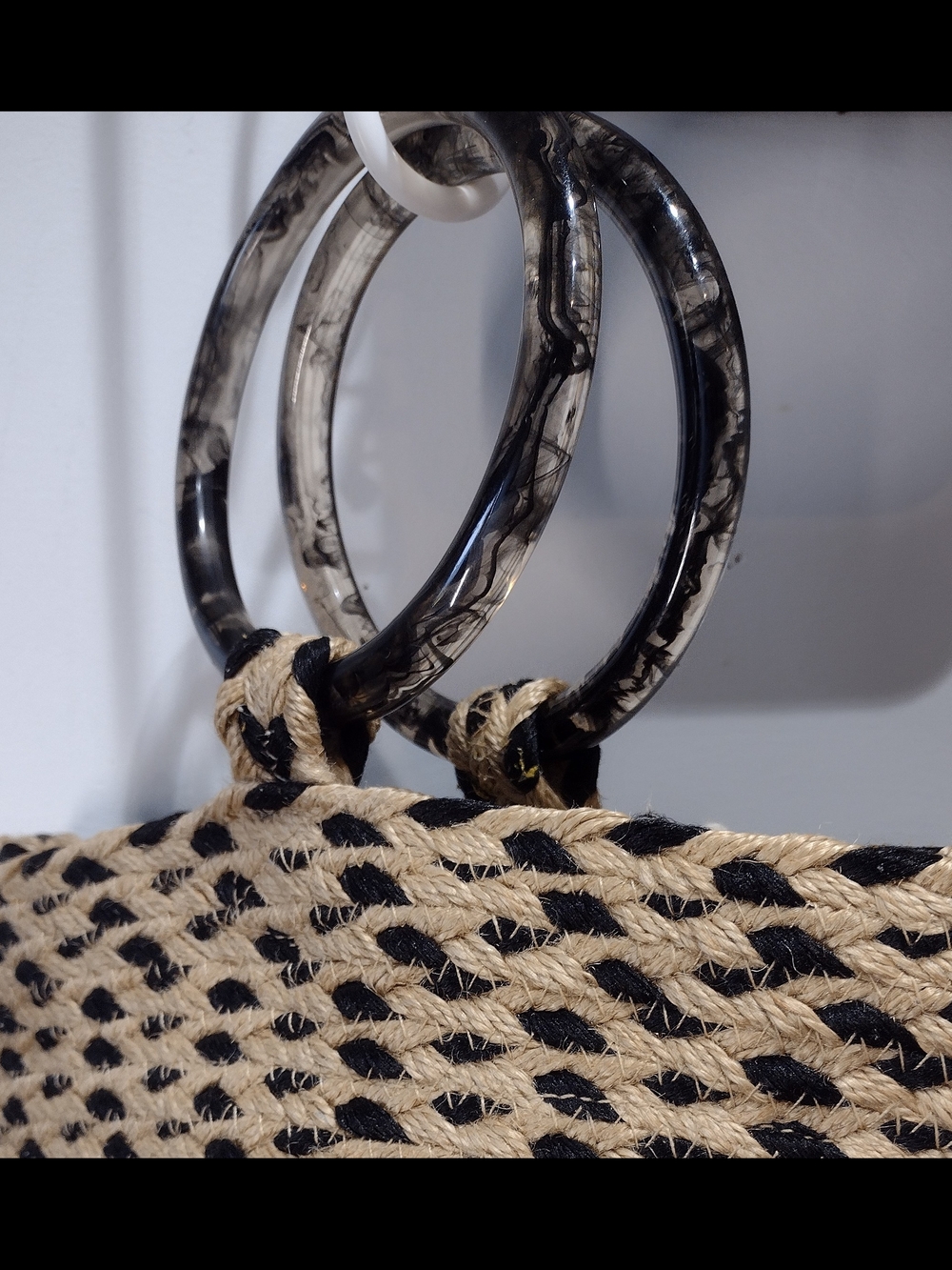 Aritzia-Main Character Woven Jute Crossbody Bag- Boho Hippy Natural Neutral Chic - Picture 6 of 8